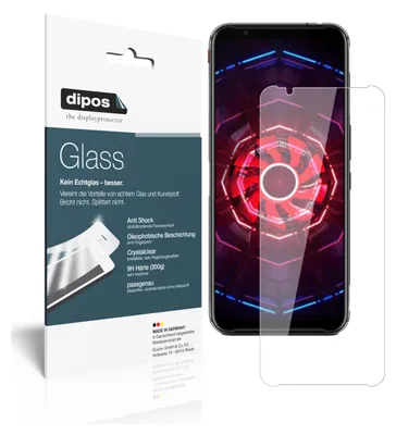 Produktbild von 2x Schutzfolie für Nubia Red Magic 3 - Anti-Shock 9H Folie dipos Glass Kunststoffglas