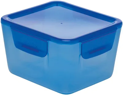 Zdjęcie produktu dla Aladdin Easy-Keep Lid, Pojemnik na lunch, Niebieski, Tritan, Monochromatyczny, Kwadrat, Chłopak, dziewczyna