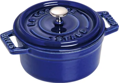 Produktbild von Staub Minis, Einzelpfanne, Blau, Eisenguss, 0,25 l, 10 cm, 700 g