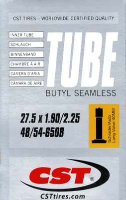 Produktbild von CST Fahrrad Schlauch 27,5 AV 40 mm Autoventil 48/54-650B Butyl Schrader
