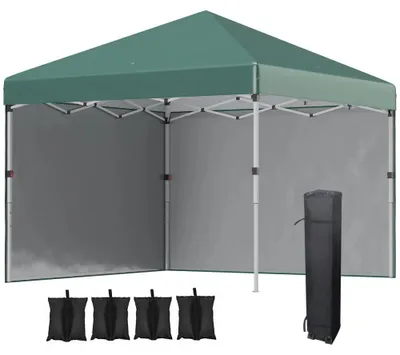 Immagine prodotto di Gazebo da giardino - Tenda da giardino - Serre da giardino - Tende per eventi - Gazebo pieghevole - Altezza regolabile 268-288 cm