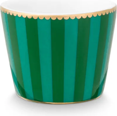 Produktbild von PIP STUDIO Love Birds  Stripes Eierbecher grün