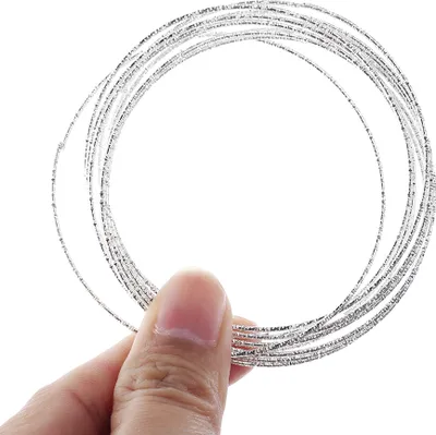 Produktbild von 10 Teile/satz Damenmode Geätzte Grübchen Kreis Armreifen Armbänder Schmuck Geschenk