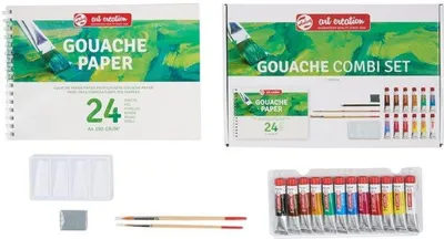 Produktbild von Talens Art Creation Gouache-Kombinationsset 12 x 12 ml