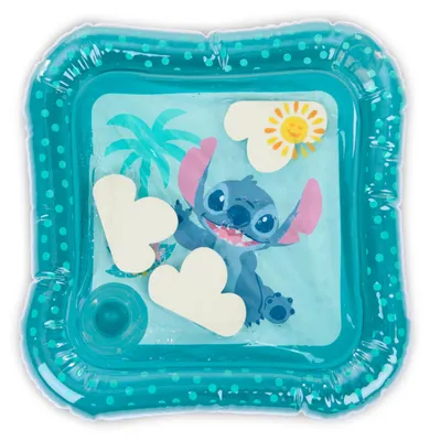 Produktbild von Bright Starts Disney Baby Stitch Wassermatte, Bauchlage-Spielmatte die Wellen sc