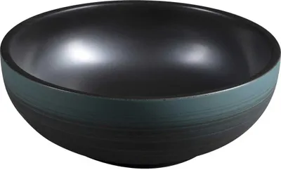 Immagine prodotto di Lavabo da appoggio, in Vetroceramica, 41X15 Cm, nero/verde Priori