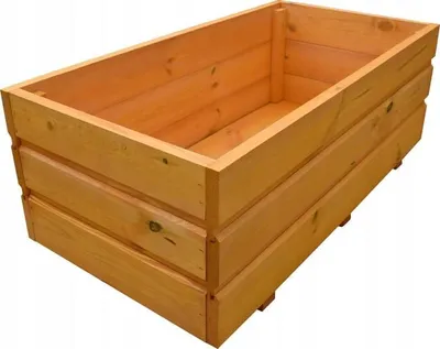 Produktbild von FKL DESIGN Home Deco Pflanzkasten Holz Pflanzkübel 80 x 40 x 30cm D28 (Nuss)