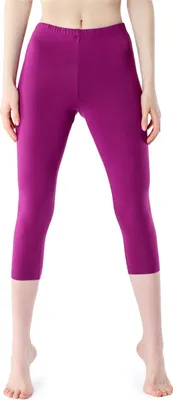 Image de Leggings 3/4 pour femme Bellivalini en viscose BLV50-204 (fuchsia, M)