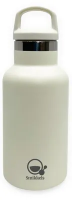 Produktbild von Smikkels Edelstahl Thermosflasche Trinkflasche 350ml sanftes Weiß für Kinder