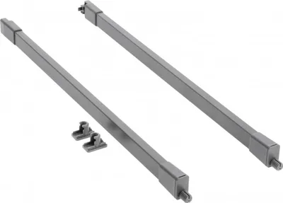 Produktbild von GTV - MBPRO Längsleiste Quadrat I Längsgeländer für Schubladen Modern Box Pro I Für Sichere Erhöhung Der Schublade I Für Schienen Lang = 500mm I Farbe Anthrazit