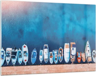 Produktbild von Bilder auf glas - Einteilig - Hafen Hafen £ódŸ - 120x80cm - Glasbilder - Wandbilder - Bilder - zum Aufhängen bereit - Wanddekoration aus Glas - Glas Bilder - Wandbild auf Glas - GAA120x80-5081