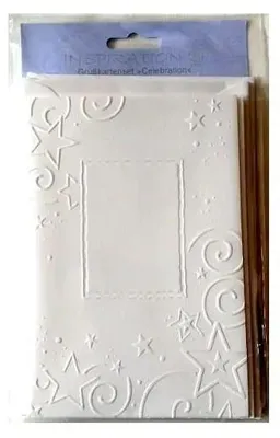 Immagine prodotto di Biglietti con stampa a rilievo di una stella + 5 buste