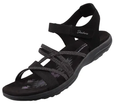 Image de Skechers Reggae Slim Meadow Grazer Damen Sandalen Schwarz