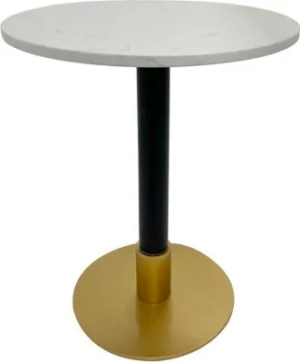 Obrázek produktu pro Odkládací stolek DKD Home Decor kov bílý mramor 50 x 50 x 61 cm