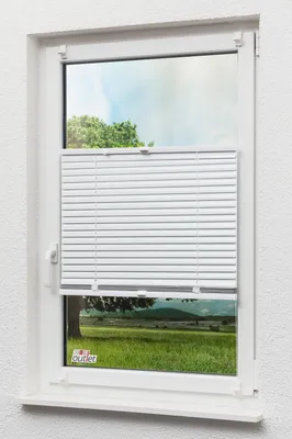 Produktbild von Klemmjalousie aus Alu (B x H) 90cm * 130cm in weiß, frei verschiebbar