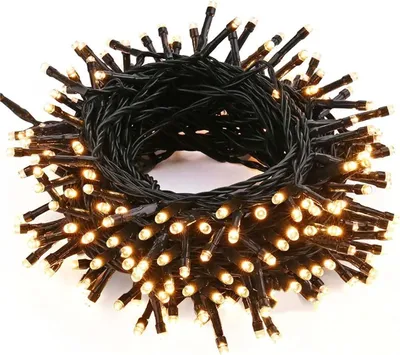 Immagine prodotto di Catena luminosa natalizia per esterni - 15 metri, 100 luci LED, decorazioni natalizie, luci a filamento