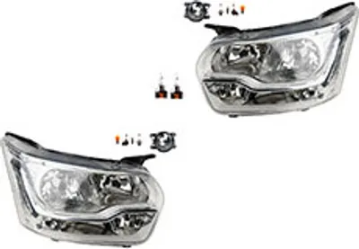 Produktbild von Scheinwerfer Satz passend für Ford Transit 13 08/13- H7 H15 H1 +Nebel+Leuchtmit. 8200074008 6202E1 00006202E1 6710027 0000620639 620639 0000620 Johns