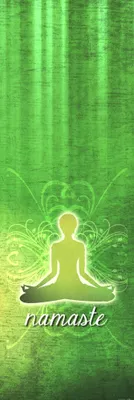 Produktbild von Yoga Kunstdruck Bild - Namaste (158 x 53 cm)