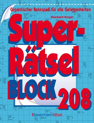 Produktbild von Superrätselblock 208 (5 Exemplare à 4,99 EUR)
