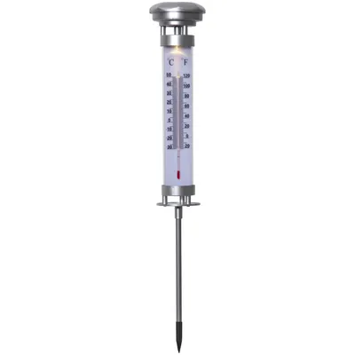 Produktbild von LED-Solar-Thermometer 'Celcius', 1 warmwhite Led,