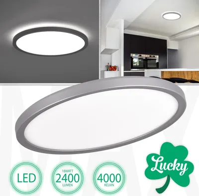 Produktbild von LED Deckenleuchte LUCKY 18W, Neutralweiß, Rund
