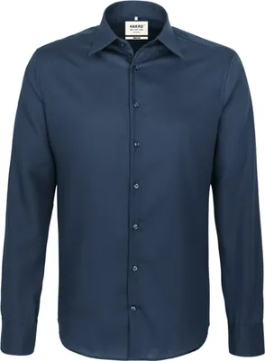 Produktbild von HAKRO Hakro Herren Hemd Business Regular Fit #105 Gr. S marine