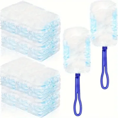 Produktbild von 22er Pack für Staubmagnet, 20 Staubwedel, Doppeltücher Staubmagnet, Staubwedel, Staubtuch-Nachfüllung, Reinigungsstaubtuch-Nachfüllung, Staubmagnet mit 2 Griffen für Staub, Schmutz