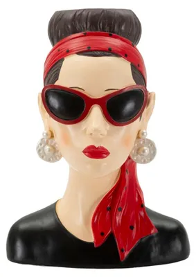Obrázok produktu pre Mauro Ferretti Váza Frau Hollywood 21 x 16 x 27 cm, viacfarebná