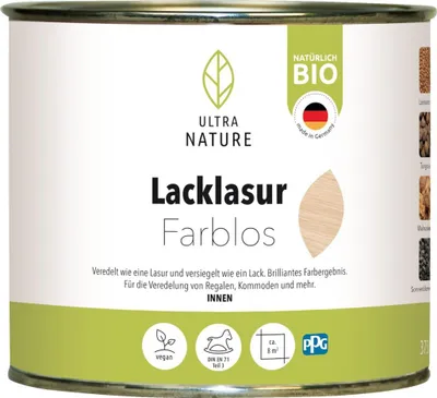 Produktbild von Ultra Nature Lacklasur 375 ml farblos