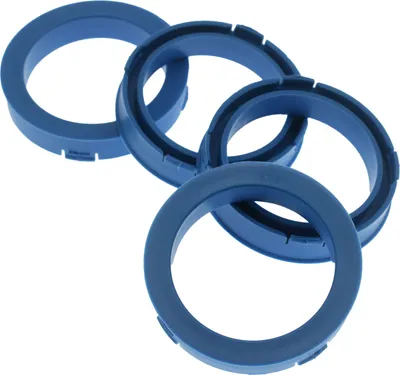 Produktbild von 4x Zentrierringe 73,1 x 56,6 mm Hellblau Felgen Ringe Germany