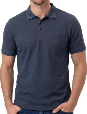Produktbild von RAGMAN Basic Poloshirt Klassischer Look, Weiches Material mit leichtem Glanz, Vielseitig kombinierbar im Alltag
