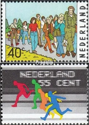 Produktbild von Briefmarken Niederlande 1976 Mi 1077-1078 (kompl.Ausg.) postfrisch Sportjubiläen