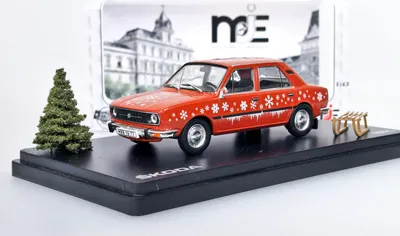 Obrázok produktu pre Škoda 105 L Vianočná edícia - červená - MJ 1:43