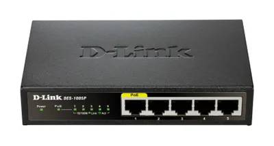 Imagen del producto de D-Link DES-1005P Switch 5x10/100Mbps 1xPoE