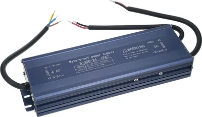 Obrázek produktu pro IP67 Vodotěsný LED ovladač Přepínač napájení Transformátor Adaptér AC 180V-240V na DC 24V 300W Konstantní výstupní napětí pro LED páskové světlo Venkovní světelná skříňka Vývěsní štít
