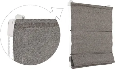 Zdjęcie produktu dla Rolety rzymskie Roleta plisowana 100x240 cm antracyt Rolety Premium