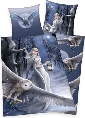 Produktbild von Anne Stokes Bettwäsche, 100% Baumwolle ( Renforcé ), 80x80 + 135x200 cm