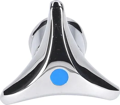 Produktbild von Knebel 3/8" mit Innenoberteil Kaltwasser blau