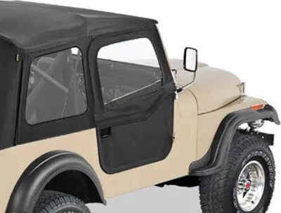 Zdjęcie produktu dla Bestop Black Black Denim Softtop Drzwi Jeep CJ7 76-80