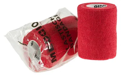 1 Haftbandage Fixierbinde 7,5 cm x 4,5 m rot