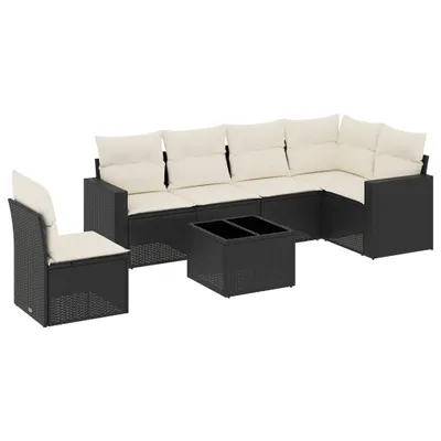 Obrázok produktu pre VidaXL 3251373, Krém, Ratan, Temperované sklo, 110 kg, dospelí a deti, 550 mm, 550 mm