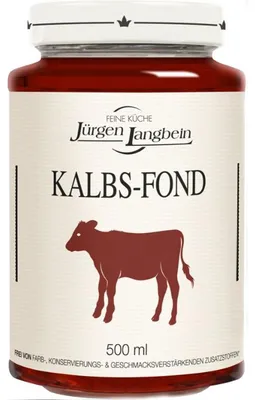 Zdjęcie produktu dla Jürgen Langbein Feine Küche Bulion cielęcy do sosów i zup 500ml