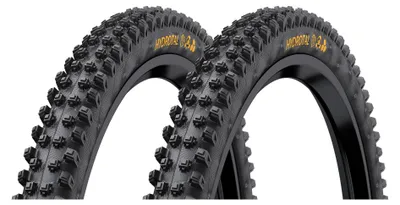 Produktbild von 2x Continental Hydrotal Downhill 60-584 SuperSoft Faltreifen 27.5x2.40 Mantel