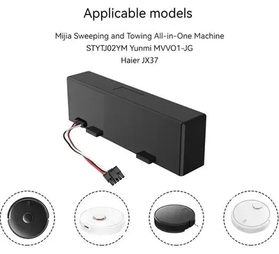 Obrázok produktu pre STYTJ02YM Akumulátor – náhradný akumulátor pre robotický vysávač – Li-Ion 14,8 V – 2600 mAh – 14,2 × 4,25 × 2,65 cm
