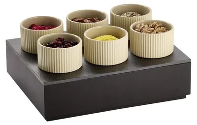 Produktbild von APS 30080 Dekoschale/Obstschale TERRAZZO - Beton, Ø 22 cm, Höhe 6 / 10,5 cm, 1,1 Liter, Terrazzooptik
