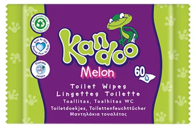 Produktbild von Kandoo Melon Feuchttücher, Baby-Feuchttuch, getestet, Parfümfrei