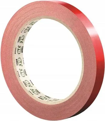 Zdjęcie produktu dla DWUSTRONNA AKRYLOWA TAŚMA KLEJĄCA 12 mm x 5 m BOLL