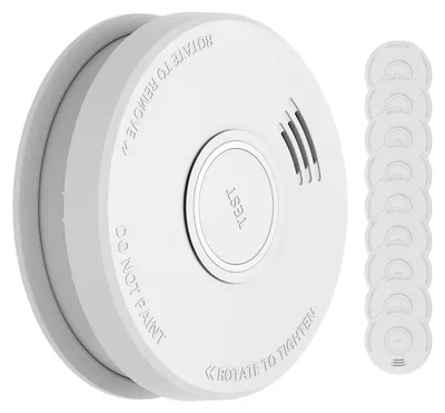 Produktbild von Rauchmelder DOF19 Kunststoff Warnsignal: 85 dB 9V batteriebetrieben