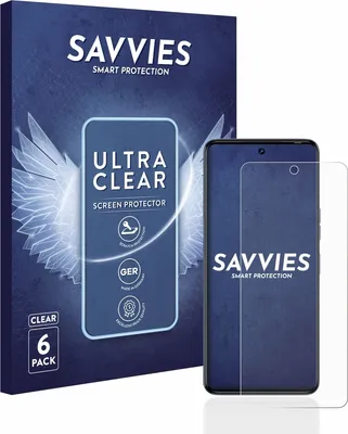Produktbild von 6x Für Tecno Camon 20 Pro Schutzfolie Savvies Displayschutz Display Schutz Folie Klar Transparent