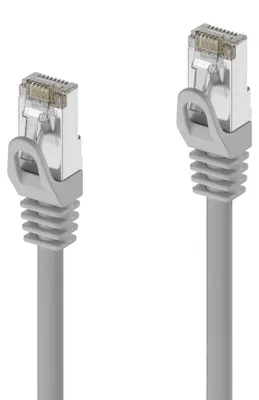 Obrázok produktu pre Patch kábel PureLink Cat.6a, RJ45, S/FTP, LSZH – 25 m, sivý